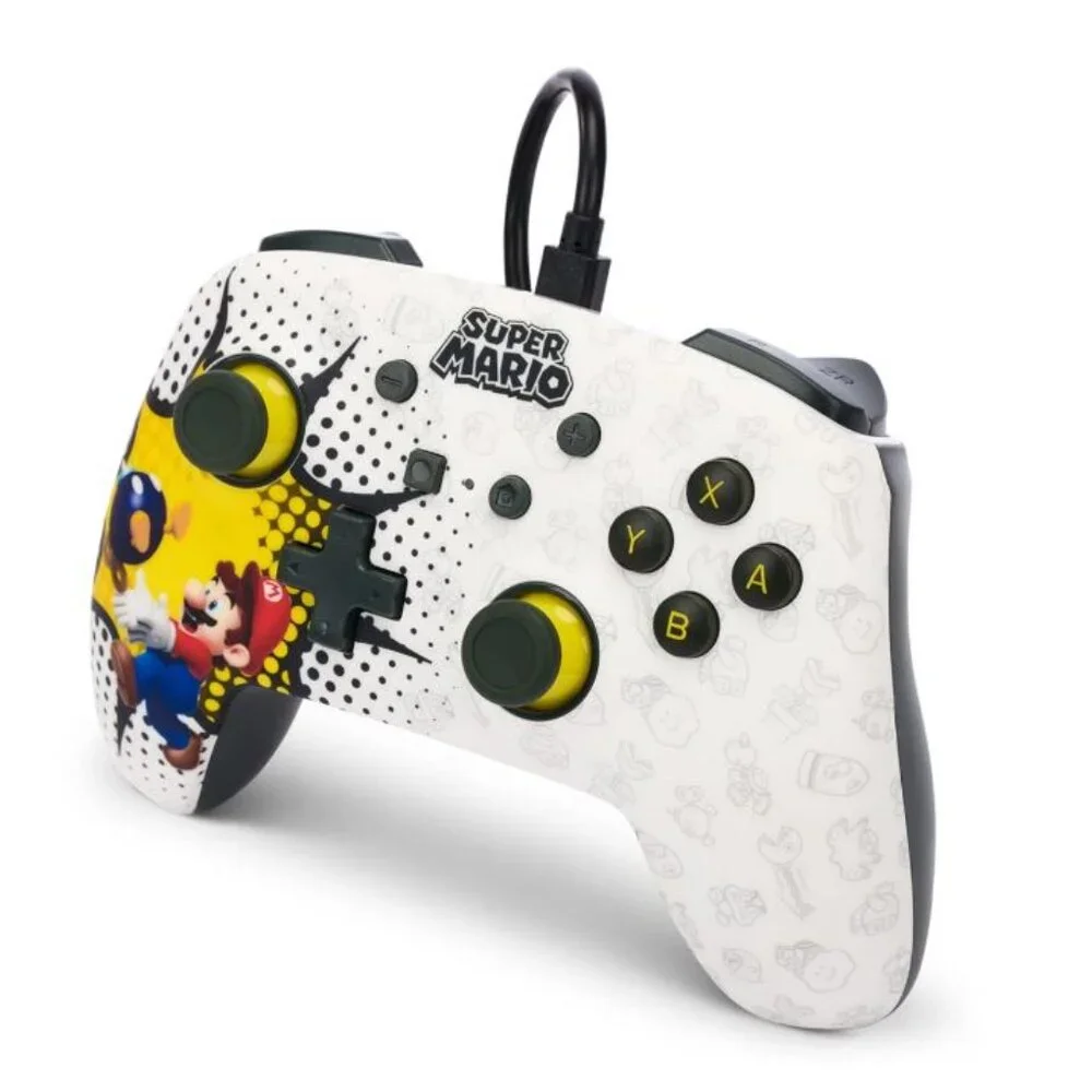 Enhanced Wired Controller for Nintendo Switch - Bob-omb Blast